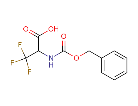 Molecular Structure of 10068-52-7 (N-[(BENZYLOXY)CARBONYL]-3,3,3-TRIFLUOROALANINE)