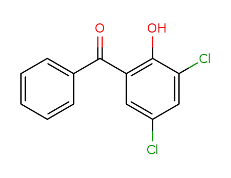 Molecular Structure of 7396-92-1 (3,5-DICHLORO-2-HYDROXYBENZOPHENONE)