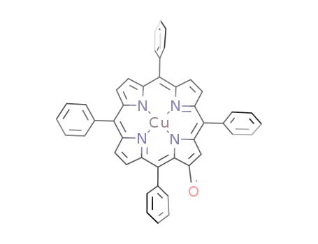 β-formyl-5,10,15,20-tetrakis(phenyl)porphyrin copper(II)