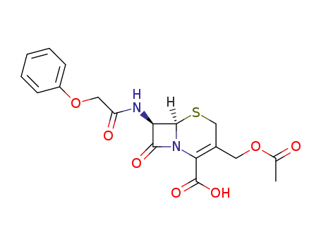 (7R)-3-アセチルオキシメチル-7-(フェノキシアセチルアミノ)セファム-3-エン-4-カルボン酸