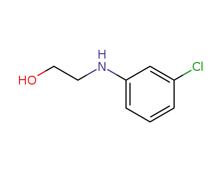 Molecular Structure of 6393-19-7 (Ethanol, 2-[(3-chlorophenyl)amino]-)