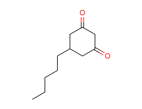 Molecular Structure of 18456-88-7 (5-PENTYL-CYCLOHEXANE-1,3-DIONE)
