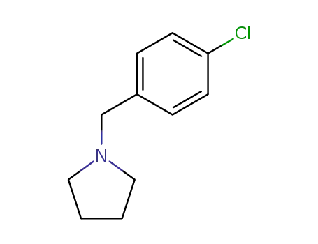 Molecular Structure of 79089-35-3 (1-(4-chlorobenzyl)pyrrolidine)