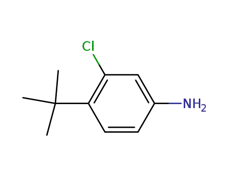 Molecular Structure of 52756-36-2 (4-tert-butyl-3-chlorobenzenamine)