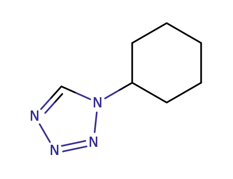 Molecular Structure of 18102-76-6 (1H-Tetrazole, 1-cyclohexyl-)