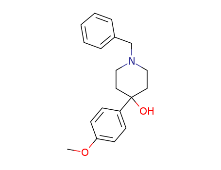 4-Piperidinol, 4-(4-methoxyphenyl)-1-(phenylmethyl)-(6717-00-6)