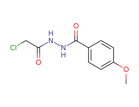 Molecular Structure of 50677-25-3 (N''-(CHLOROACETYL)-4-METHOXYBENZOHYDRAZIDE)