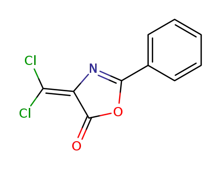 5(4H)-Oxazolone, 4-(dichloromethylene)-2-phenyl-