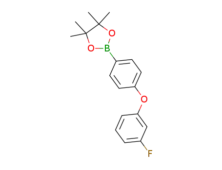2-(4-(3-fluorophenoxy)phenyl )-4,4,5,5-tetramethyl-1,3,2-dioxaborolane