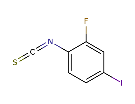 Molecular Structure of 945530-32-5 (2-fluoro-4-iodo-1-isothiocyanatobenzene)
