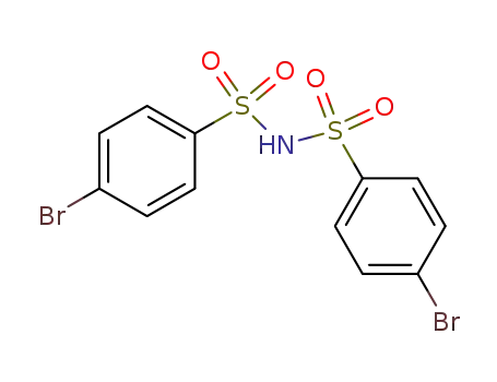 Molecular Structure of 1156-18-9 (Benzenesulfonamide, 4-bromo-N-[(4-bromophenyl)sulfonyl]-)