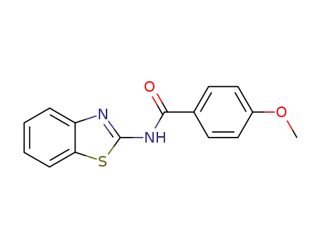 Molecular Structure of 35353-19-6 (N-(1,3-benzothiazol-2-yl)-4-methoxybenzamide)
