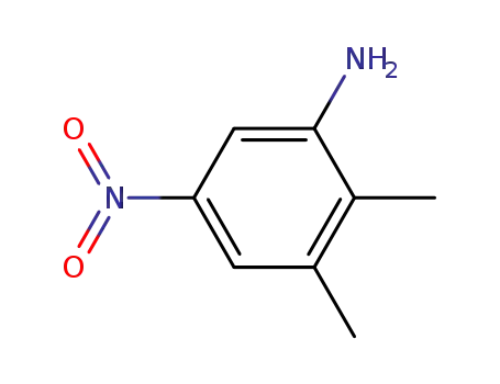 Molecular Structure of 106837-44-9 (Benzenamine, 2,3-dimethyl-5-nitro-)