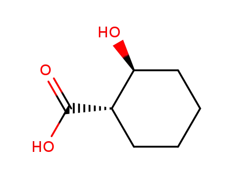 Molecular Structure of 1654-66-6 ((1<i>S</i>)-<i>trans</i>-2-hydroxy-cyclohexanecarboxylic acid)