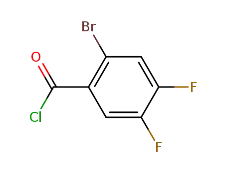 Molecular Structure of 103994-89-4 (2-BROMO-4,5-DIFLUOROBENZOYL CHLORIDE)