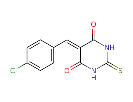 5-(4-Chloro-benzylidene)-2-thioxo-dihydro-pyrimidine-4,6-dione