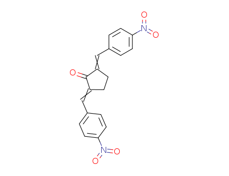Cyclopentanone,2,5-bis[(4-nitrophenyl)methylene]- cas  42019-85-2