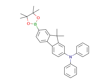 N,N-diphenyl-N-[7-(4,4,5,5-tetramethyl-1,3,2-dioxaborolan-2-yl)-9,9-dimethyl-fluoren-2-yl]amine
