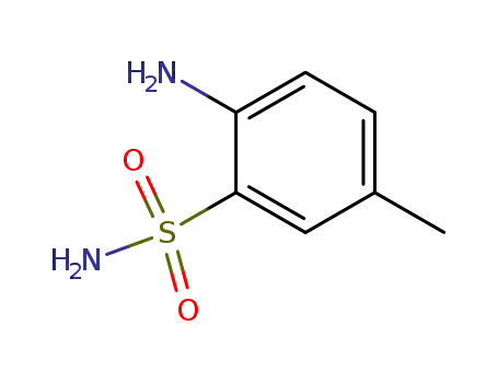 Molecular Structure of 609-55-2 (2-amino-5-methylbenzenesulfonamide)