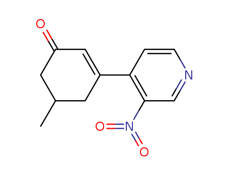5-methyl-3-(3-nitropyridin-4-yl)cyclohex-2-en-1-one