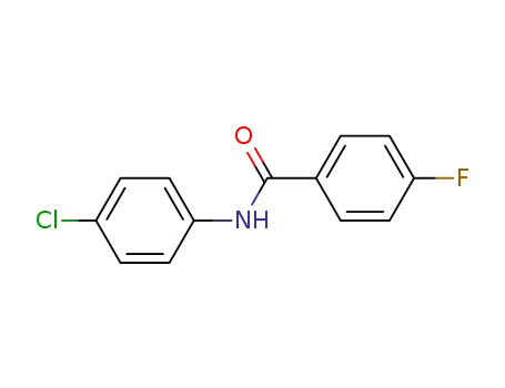 Molecular Structure of 1978-88-7 (N-(4-chlorophenyl)-4-fluorobenzamide)