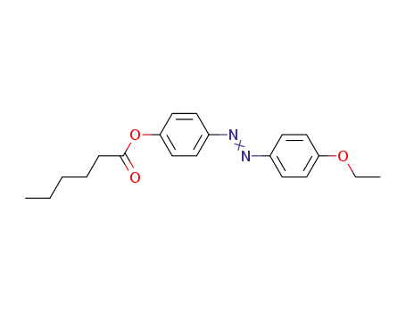 Molecular Structure of 16494-25-0 (Hexanoic acid 4'-ethoxyazobenzene-4-yl ester)