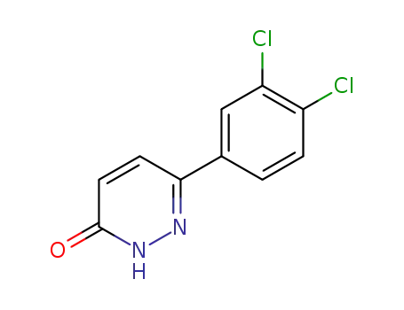 Molecular Structure of 55901-92-3 (3(2H)-Pyridazinone, 6-(3,4-dichlorophenyl)-)