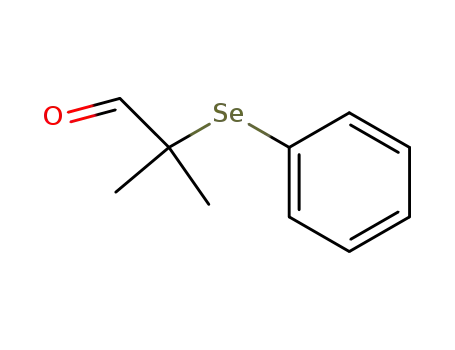 Molecular Structure of 65946-61-4 (Propanal, 2-methyl-2-(phenylseleno)-)