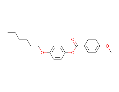 Molecular Structure of 38454-29-4 (4-HEXYLOXYPHENYL 4-METHYLOXYBENZOATE)