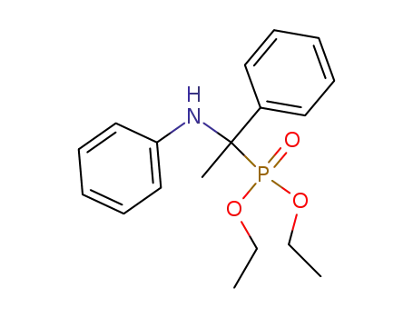 Phosphonic acid, [1-phenyl-1-(phenylamino)ethyl]-, diethyl ester