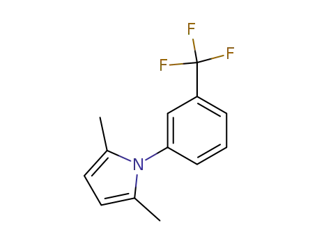 Molecular Structure of 570-04-7 (2,5-DIMETHYL-1-(3-TRIFLUOROMETHYL-PHENYL)-1H-PYRROLE)