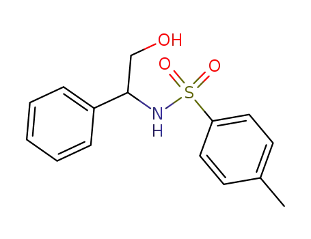 Molecular Structure of 114663-05-7 ((±)-N-(2-hydroxy-1-phenylethyl)-4-methylbenzenesulfonamide)