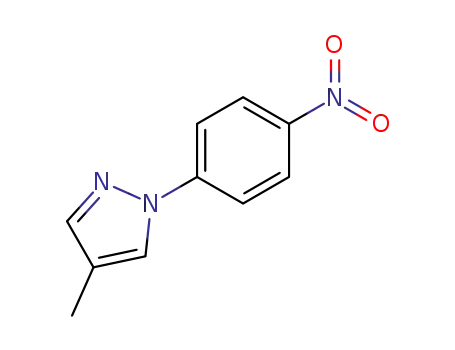 Molecular Structure of 13808-73-6 (4-methyl-1-(4-nitrophenyl)-1H-pyrazole)