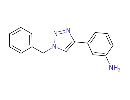 Molecular Structure of 1151920-00-1 (1-benzyl-4-(3-aminophenyl)-1H-1,2,3-triazole)
