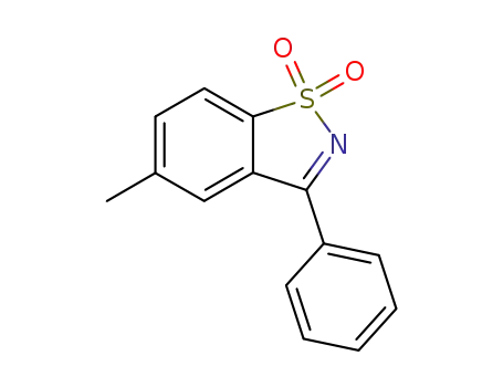 5-methyl-3-phenyl-1,2-benzisothiazole 1,1-dioxide