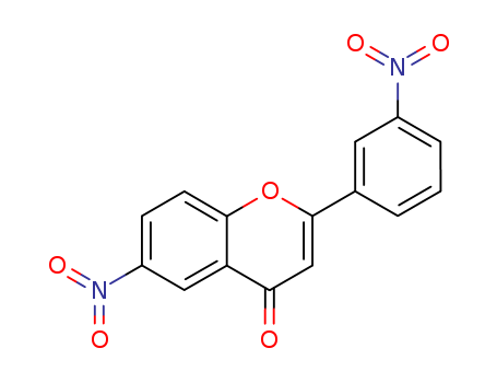 4H-1-Benzopyran-4-one,6-nitro-2-(3-nitrophenyl)-