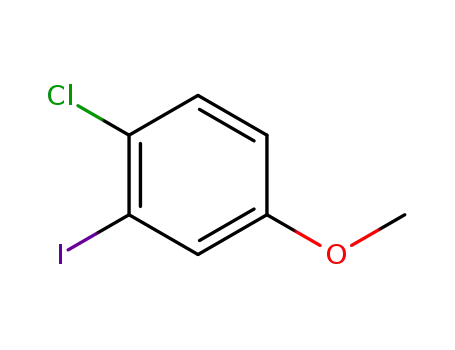 Molecular Structure of 2401-25-4 (4-CHLORO-3-IODOANISOLE)
