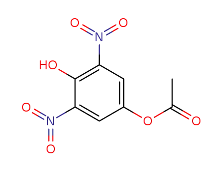 Molecular Structure of 2364-57-0 (4-hydroxy-3,5-dinitrophenyl acetate)