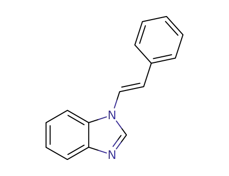 Molecular Structure of 51644-24-7 (1-[(E)-Styryl]-1H-benzoimidazole)