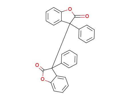 Molecular Structure of 65425-10-7 ([3,3'-Bibenzofuran]-2,2'(3H,3'H)-dione, 3,3'-diphenyl-)