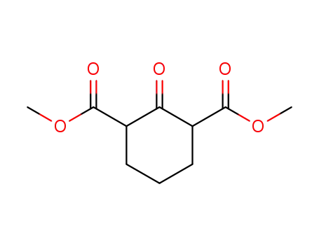 Molecular Structure of 25928-05-6 (Dimethylcyclohexanone-2,6-dicarboxylate)