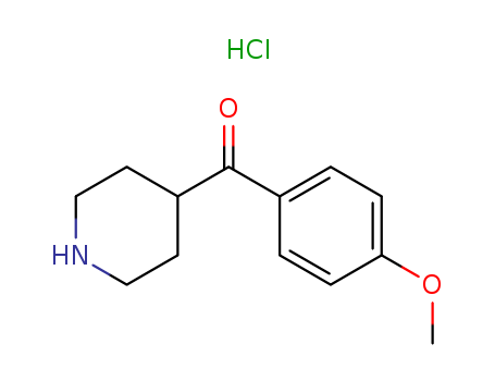 (4-METHOXYPHENYL)(PIPERIDIN-4-YL)METHANONE HCL