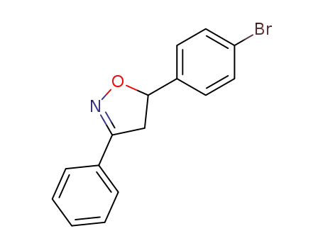 Isoxazole, 5-(4-bromophenyl)-4,5-dihydro-3-phenyl-