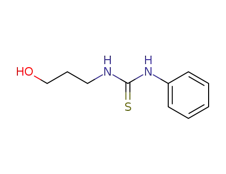 Molecular Structure of 29146-63-2 (1-(3-HYDROXY-PROPYL)-3-PHENYL-THIOUREA)