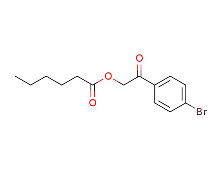 Hexanoic acid, 2-(4-bromophenyl)-2-oxoethyl ester