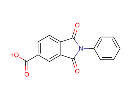 1H-Isoindole-5-carboxylic acid, 2,3-dihydro-1,3-dioxo-2-phenyl- cas  4649-27-8
