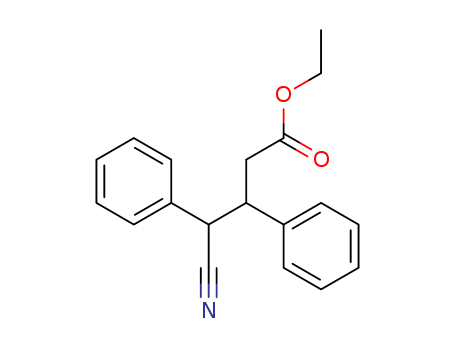 Benzenebutanoic acid, g-cyano-b-phenyl-, ethyl ester cas  31861-57-1