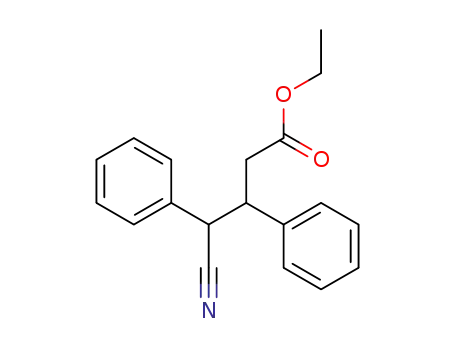 Molecular Structure of 31861-57-1 (ethyl 4-cyano-3,4-diphenylbutanoate)