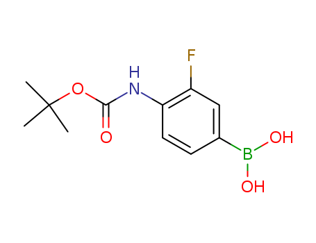 [3-fluoro-4-[(2-methylpropan-2-yl)oxycarbonylamino]phenyl]boronic acid