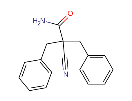 Molecular Structure of 22800-68-6 (2-Aminocarbonyl-2-cyano-1,3-diphenylpropane)